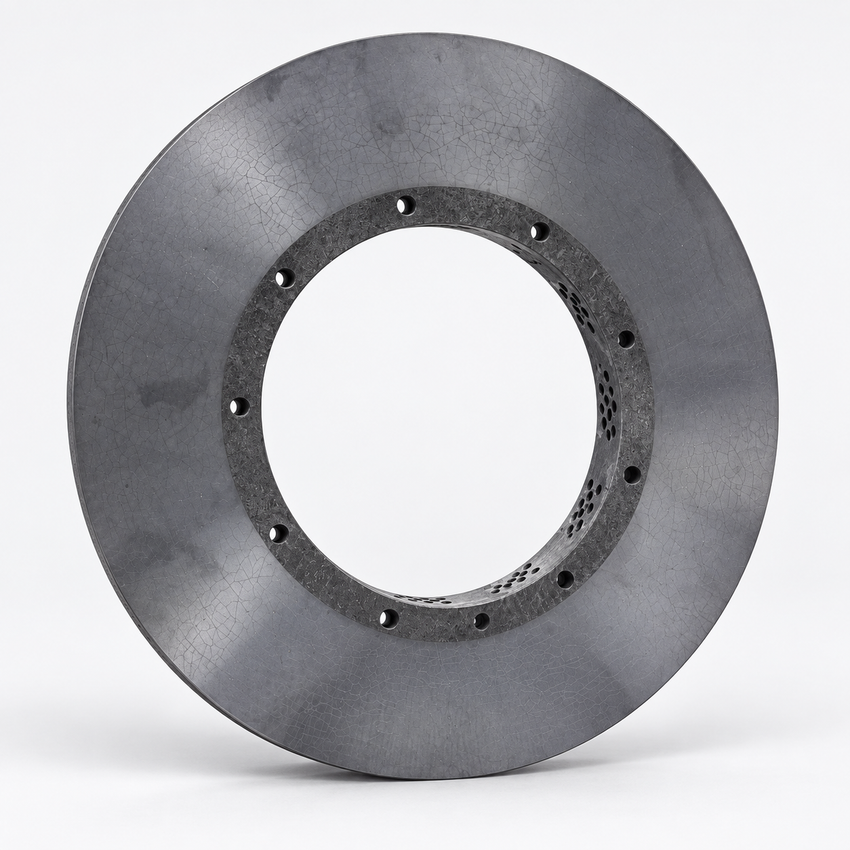 Carbon–carbon rotor ring, studio visualization based on factory photographs